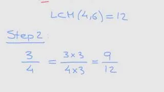 Adding Fractions (LCM Method)