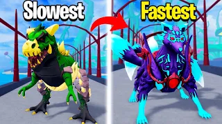 Slowest to Fastest Fruits in Blox Fruits Update 22