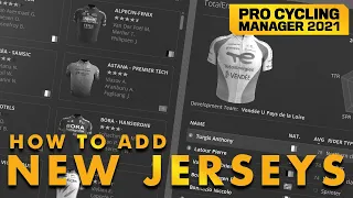 How to add new kits on PCM ? || Pro Cycling Manager 2023 Tutorial