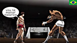 🇧🇷 BAKI VS MUHAMMAD ALI JR ( Talarico quase morreu KKKKK ) * BAKI HANMA DUBLADO *