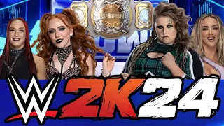 Alba Fyre & Isla Dawn vs Piper Niven & Chelsea Green - Championship Rematch (WWE 2K24)