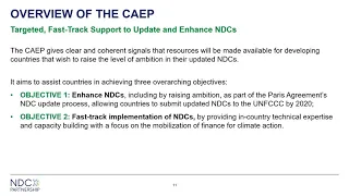 NDC Partnership CAEP Webinar for Countries