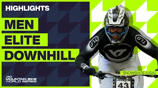 Snowshoe - Men Elite DHI Highlights | 2023 UCI Mountain Bike World Cup