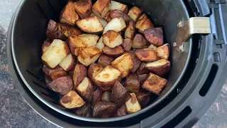 Air Fryer Red Potatoes Recipe - Roasted Red Skin Potatoes In The Air Fryer! 😋😋