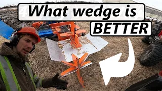 Wedge Comparison With The Eastonmade 12-22 Wood splitter!