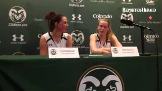 Video: CSU's Elin Gustavsson, Ellen Nystrom and coach Ryun Williams on the Rams' win over Fresno Sta