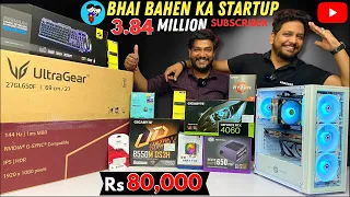 @BhaiBahenKaStartup | Rs 80,000 Gaming & Editing PC | RTX 4060 | Ryzen 7 | 9532777615 | Mr Pc Wale