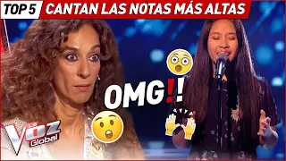 Les sorprendieron con las NOTAS MÁS ALTAS en La Voz Kids