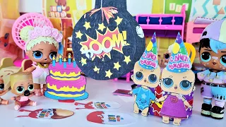 PAPER BIRTHDAY🥳 FOR KIDS LOL surprise in kindergarten🎁 Funny DOLLS cartoons DARINELKA