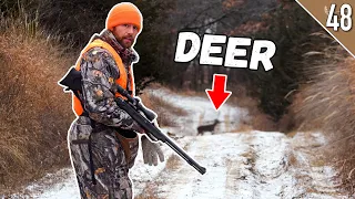 CAUGHT in the MIDDLE of a DEER DRIVE!!! (Muzzleloader Hunting Public Land)
