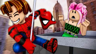 ROBLOX Brookhaven 🏡RP - FUNNY MOMENTS: Peter Spiderman Fall In Love With Jenna Police