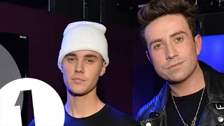 Justin Bieber chats to Nick Grimshaw on Radio 1