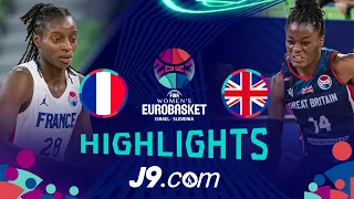 France 🇫🇷 vs Great Britain 🇬🇧 | J9 Highlights | FIBA #EuroBasketWomen 2023