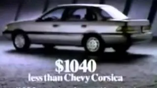 1990 commercials  1990 Ford Tempo commercial