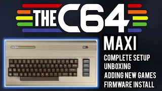 TheC64 Maxi - Retro Games Ltd Unboxing and Setup Guide 2023