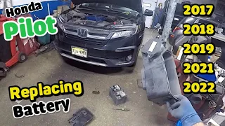 Replacing Battery on Honda Pilot 2017 2018 2019 2020 2021 2022  Full Guide