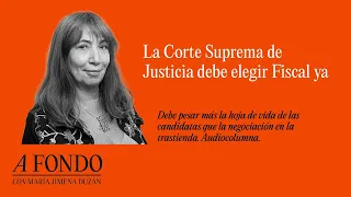 La Corte Suprema de Justicia debe elegir fiscal ya