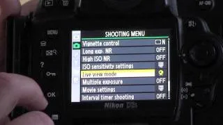 Live View Tripod Mode with Nikon DSLRs