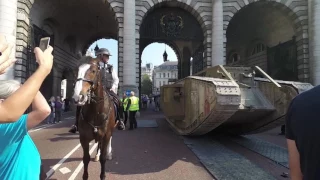 Tank 100 years - Mark IV tank at the Admiralty Arch