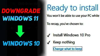 How to Downgrade Windows 11 to 10 (Tutorial)