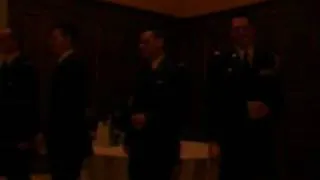 Benjamin Gets Grogged  at ROTC Dining Out 2010