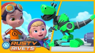 Rusty Makes Botasuar Skis and MORE | Rusty Rivets Episodes | Cartoons for Kids