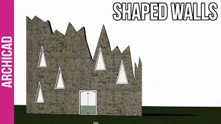 How to create anything in ArchiCAD: Shaped Walls