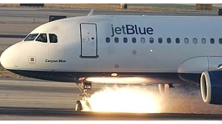 JetBlue Landing Gear Failure at LAX [HD][Part 2]