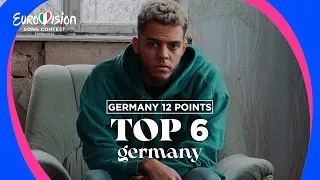 Germany 12 Points: TOP 6 (Germany 🇩🇪 Eurovision 2022)