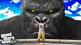 Franklin Become (KING KONG) In Gta 5! (Gta 5 Mods)