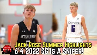 Jack Rose Summer Highlights! 6'4 2022 SG Is A Sniper!