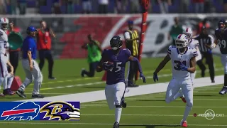 Buffalo Bills vs. Baltimore Ravens | Madden NFL 24 Simulation #madden24
