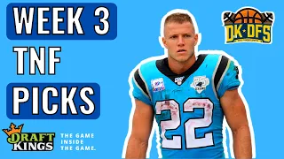 DRAFTKINGS TNF SHOWDOWN ANALYSIS (PANTHERS/TEXANS) | DAILY FANTASY PICKS