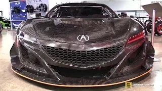 2018 Acura NSX GT3 with full Carbon Fiber Body - Exterior Walkaround - 2017 SEMA Las Vegas