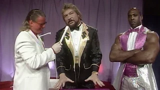 The Million Dollar Man unveils the Million Dollar Belt on Brother Love's show