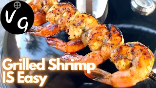 Grilling Shrimp IS Easy - Weber Kettle Orange Shrimp