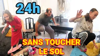 24H SANS TOUCHEZ LE SOL SINON TU AS UN GAGE !!!!!