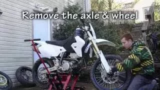 How to turn your dirtbike into a Supermoto