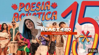 REACT POESIA ACÚSTICA 15 / POZE DO RODO, MC HARIEL ,CHEFIN ,CABELINHO,AZZY,ORUAN ESSE SOM 😍🔥