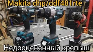 Makita dhp481, ударный шуруповерт, недооцененный крепыш от Makita.               dhp481 ddf481