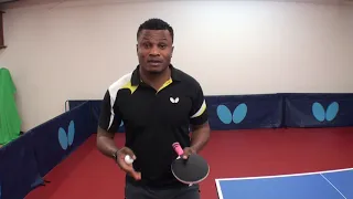 Serve Return With Banana Flip With Ojo Onaolapo