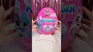 #shorts ASMR Unboxing the New Zuru Rainbocorns Mermaidcorn Surprise 🧜‍♀️🐚