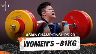 W-81 Asian Weightlifting Championships 2023