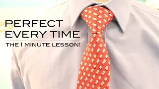 How to Tie a Windsor Knot (quickly!)
