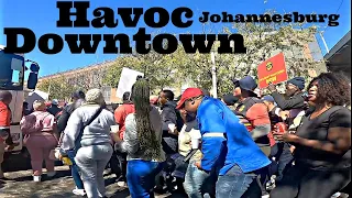 Downtown Johannesburg Streets Newtown ( havoc under bridge 🙆)