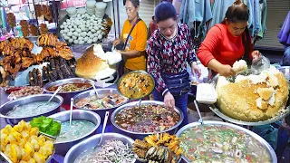 Night Street Food Compilation in Phnom Penh City - Plenty Of Yummy Food @ Night - Amazing Video