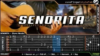 Señorita - Shawn Mendes, Camila Cabello - Cover (fingerstyle guitar) + TABS Tutorial