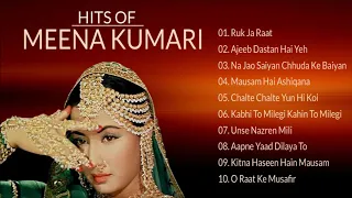 Hits Of Meena Kumari | Ruk Jaa Raat Teher Ja Re Chanda | The Tragedy Queen