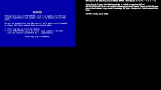 Windows 95 Startup Sound Has BSOD (Windows 3.1xブルースクリーン) (Old v2022.10.24)