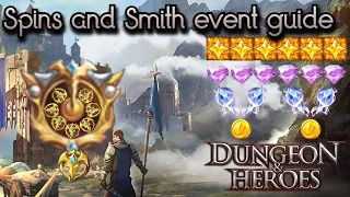 The Spins and Smith event guide in Dungeon and Heroes!